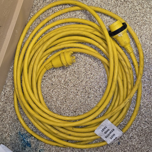 Used MarinCo Marine Power Cord for Boat - 30Amp 50Ft