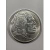Image 1 : One Troy Ounce .999 Fine Silver Indian Buffalo Round Coin - Mint Condition - Guaranteed Authentic 