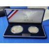 Image 5 : World Cup USA 1994 Commemorative Coin Proofs: 90% Silver Dollar & Clad Half Dollar