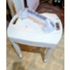 Image 1 : Adjustable Bath Chair, And New Suction Hand Rail