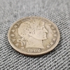 Image 3 : 1908-O United States Barber 90% Silver Quarter ~ VERY NICE OLDER SILVER COIN!