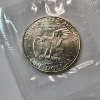 Image 3 : United States Mint 1972 40% Silver Uncirculated Eisenhower Dollar in Original Blue Packaging