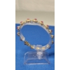 Image 3 : Women's Sterling Silver Bracelets With Purple & Clear Stones - Total Weight: 14.9g