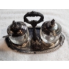 Image 14 : 13pc. Silver-Plated Tea Set (4.6lbs)