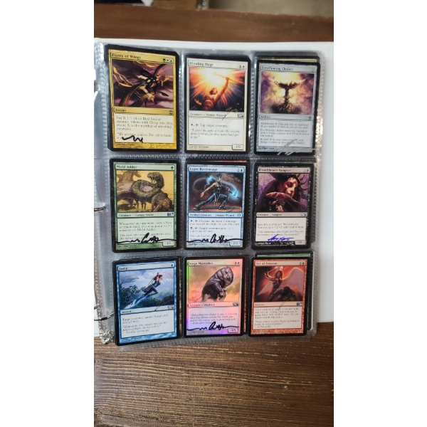 Large Assortment Of Magic The Gathering Cards Including Signed, Holos & Common Cards