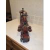 Image 2 : Beautiful Large Wood and Metal Train Engine - Working Wheels - 26x13.5x6