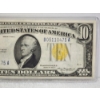 Image 3 : BEAUTIFUL 1934 United States $10 North Africa WWII Emergency Issue Silver Certificate 