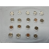 Image 1 :  Lot Of 18 Coins In Case Holders - Great Condition