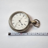 Image 6 : Large Hampden Watch Co. Silver-Tone Pocket Watch