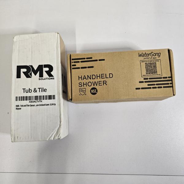 RMR Tub & Tile Cleaner and WaterSong Handheld Shower Head