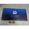 Image 1 : Vintage Metal 43''x22'' Marathon Pump Door And 2 Small Oil Cans -No Shipping Available