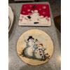 Image 1 : 2 Holiday Christmas Ceramic Trays - Excellent
