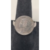 Image 1 : Handmade Ring With 90% Silver Mercury Dime - Size 7
