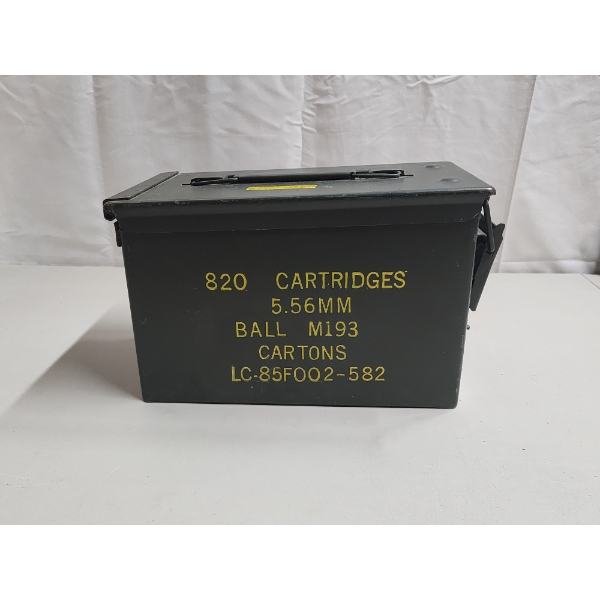 Metal Military-Style .50 Cal Ammo Can