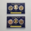 Image 1 : Two U.S. Presidential Dollar Coin Sets FDOI: Coolidge & Taylor - Face Value: $6.00