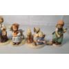 Image 4 : (5) Vintage Collectible Hummel Goebel West Germany Porcelain Figurines/Candle Stick Holder