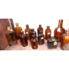 Image 2 : Vintage Group 21 Pcs - Amber Bottle Collection - See Pics