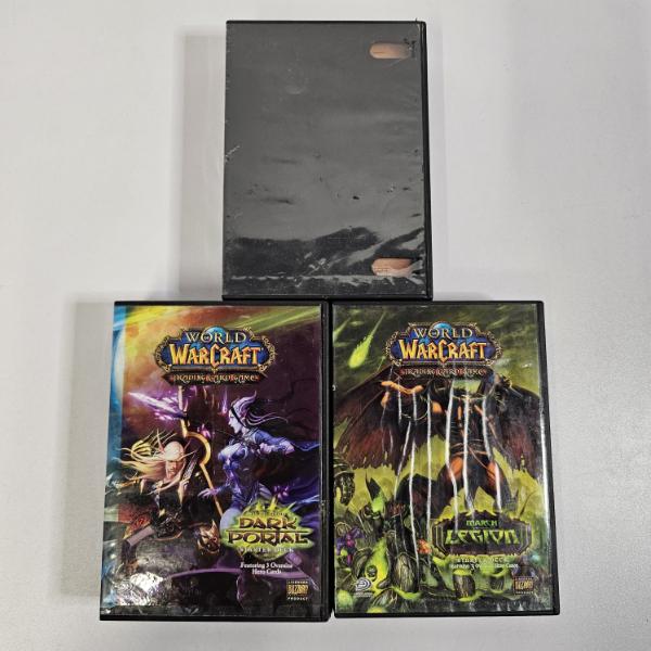 Collection of World of Warcraft Trading Card Game (TCG) Cards in Starter Deck Boxes