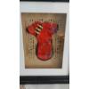Image 2 : Pair Of Framed Mini Japanese Geisha Outfits - 12 x 10 Each - Outfits Are 6"
