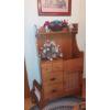 Image 5 : Maple Cabinet With Items Shown - Nice Specialty Cabinet In Perfect Condition 54 tall x 30 x 19