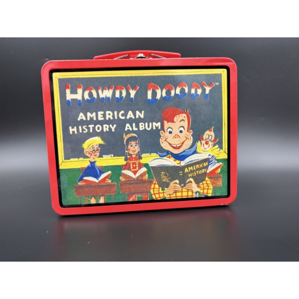 Howdy Doody Lunch Box - American History Album - Tin Lunchbox