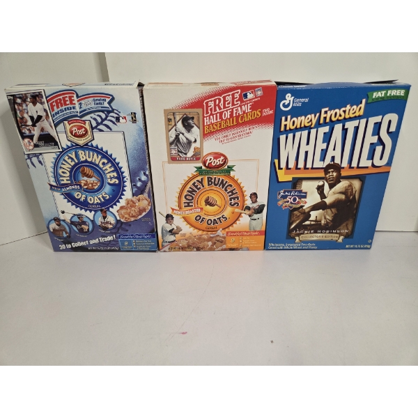 Six Empty Collectors Cereal Boxes 