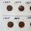 Image 2 : Lot of 11 Assorted U.S. Cents: (10) Wheat Cents & (1) 2025 Cent