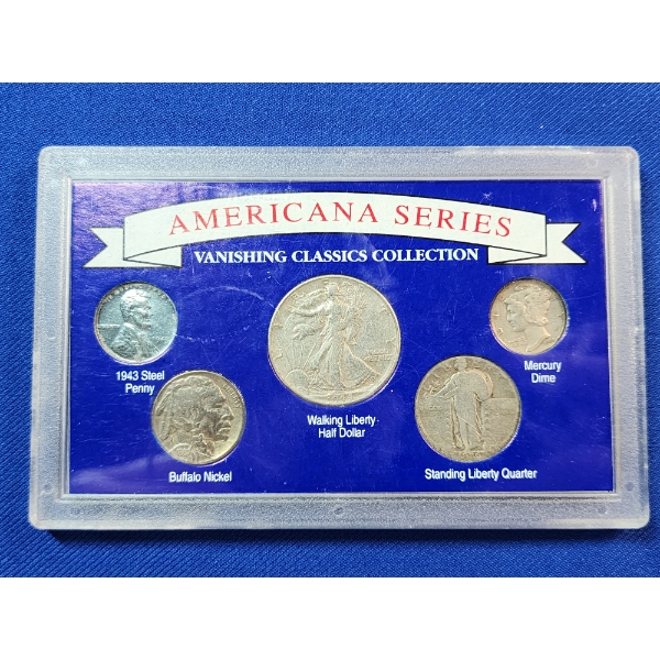 Americana Series Vanishing Classics Coin Collection Including $0.85 in 90% Silver 