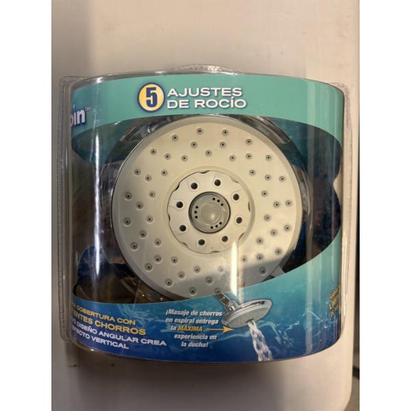 Brand New - HydroSpin Showerhead with 5 Adjustment Settings