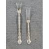 Image 1 : Two Nice Sterling Silver Forks Weighing 36.8 Grams