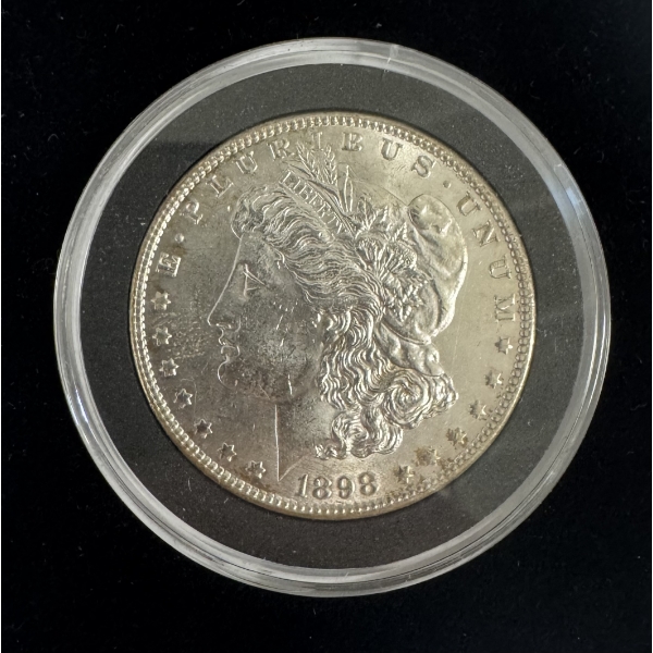 1898 United States Morgan Silver Dollar - Excellent Condition 