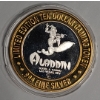 Image 1 : Aladdin Hotel/Casino Las Vegas, Nevada Limited Edition $10 Gaming Token With .999 Fine Silver Center
