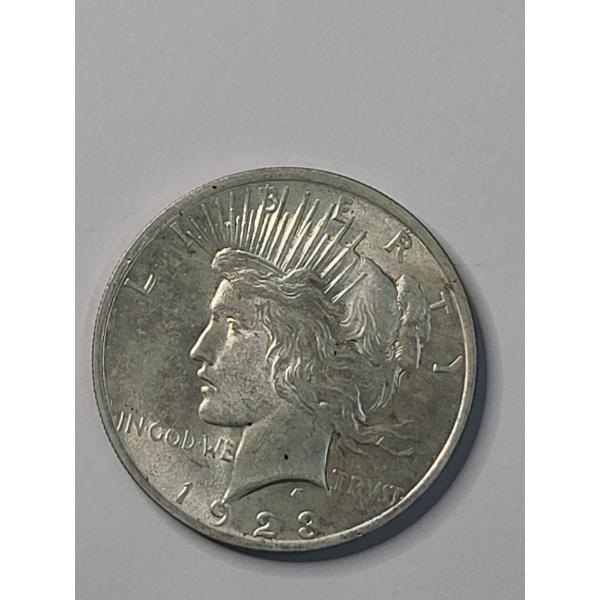 United States 1923 90% Silver Peace Dollar
