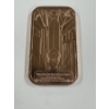 Image 1 : METROPOLIS Movie Advertising Brilliant Uncirculated One Troy Oz .999 Fine Copper Bar - Mint