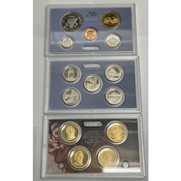 2010 S United States Mint Proof Set- Assorted Coins- Beautiful Condition