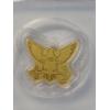 Image 4 : ICG MS70 2026 1/1000 Oz .9999 Find Gold Navy Eagle Shaped Coin 