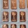 Image 2 : SEALED SHEET of 40 Total - 1 AVP oz .999 Fine Copper Libertad Bars - Mint Condition! 
