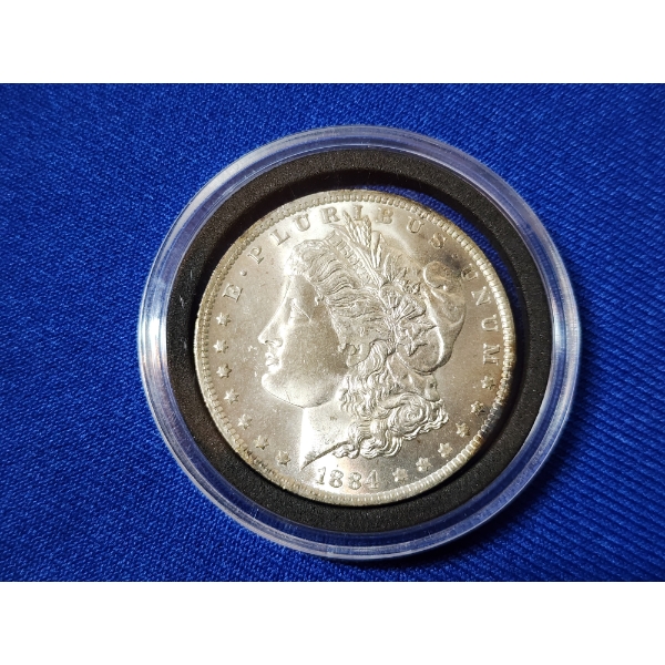 1884-O 90% Silver Morgan Dollar in Coin Capsule