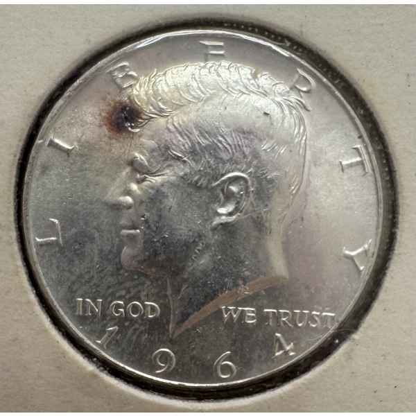 1964 United States 90% Silver Kennedy Half Dollar- Beautiful Condition