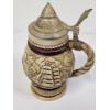 Image 2 : Two Vintage Collectible Beer Steins (8.5" Tall)