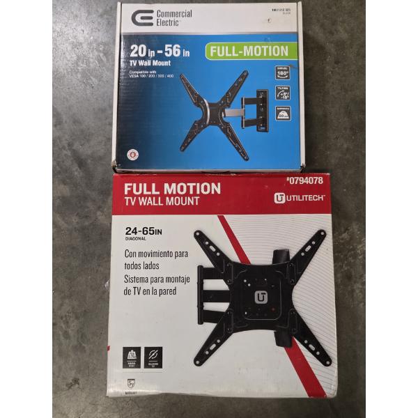 Two New In Box TV Wall Mount Kits 20''-56'' And 24''-65'' 