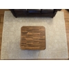 Image 1 : Cream Textured Rug with Pad 8x10