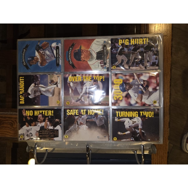 Large Binder Of Sports Cards And Brand New Die Cast Mazda 6 Car