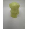 Image 1 : Adorable Degenhart Uranium Glass Dog Figurine - Lite Daffodil - ~2.5 inches