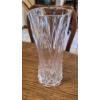 Image 1 : Single Heavy Crystal Vase - 12" Tall by 5 1/2" Wide - perfect