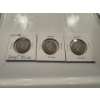 Image 1 : 3 - United States Barber Silver Quarters - 1907 -D, 1909 & 1914