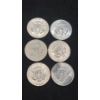 Image 4 : (6) 1964 90% Silver Kennedy Half Dollars - Face Value: $3.00