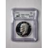 Image 1 : ICG PR69+ DCAM Graded 1976-S Silver Eisenhower Dollar - Signed By Austin Hotto President 