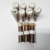Image 1 : TEN Tubes of Assorted, Unsearched United States Pennies Approx. $5.00 Face Value