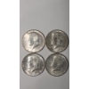 Image 1 : (4) United States 1964 90% Silver Kennedy Half Dollars - Face Value: $2.00